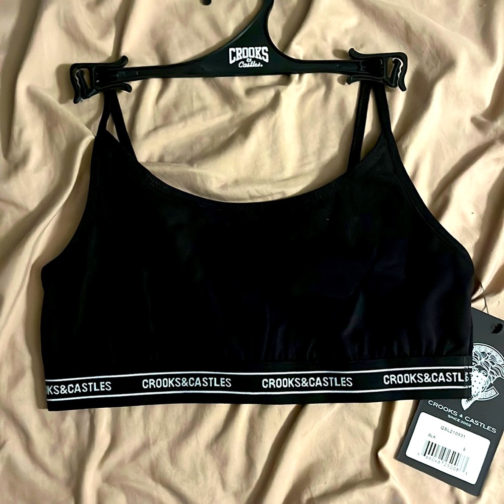BNWT Crooks and Castles women’s small sports bra